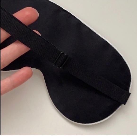 Silk Sleeping Eye Mask Hashtag PassedOut Black - Picture 13 of 13